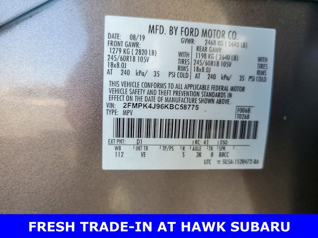 Used 2019 Ford Edge SEL w/ Equipment Group 201A image 22