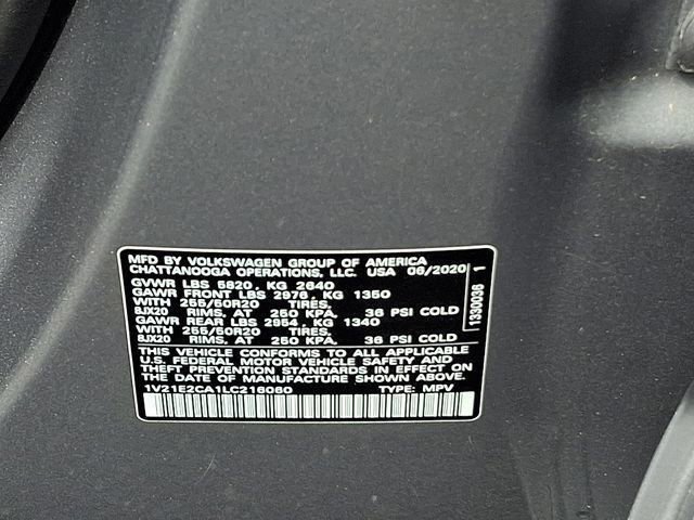 Used 2020 Volkswagen Atlas Cross Sport SE image 30