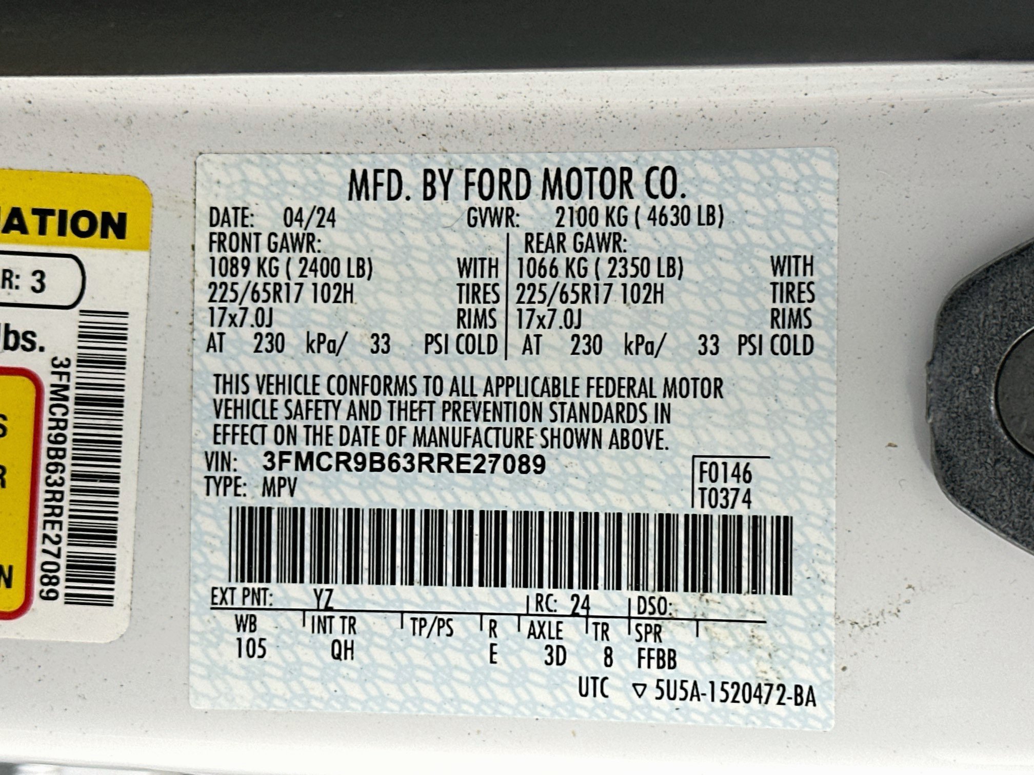 Used 2024 Ford Bronco Sport Big Bend w/ Convenience Package AWD/4WD image 31