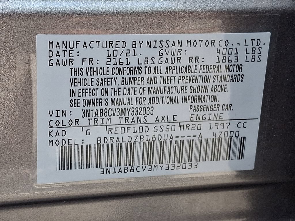 Used 2021 Nissan Sentra SV FWD image 26