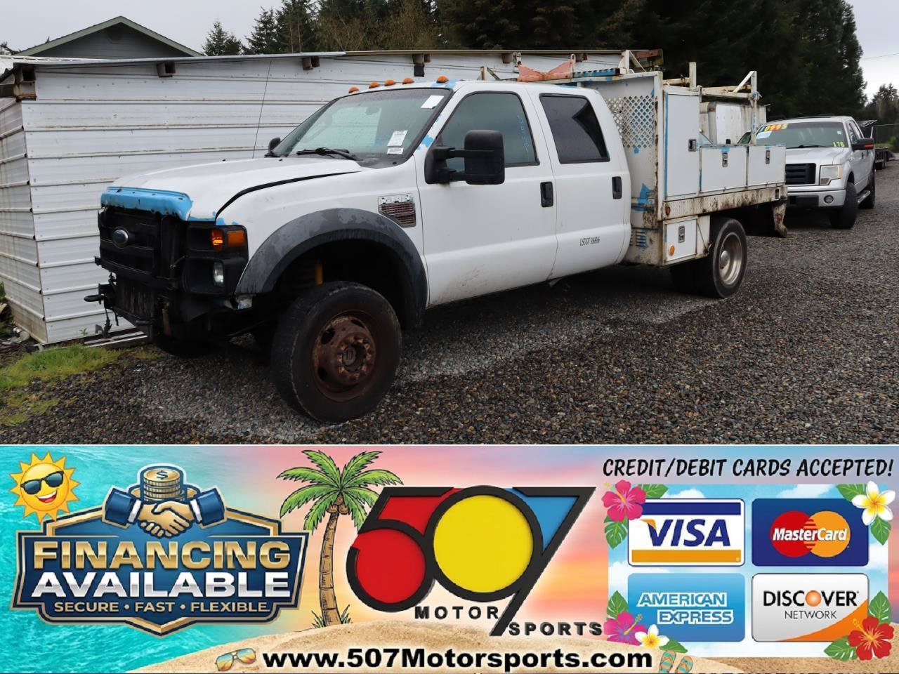 Used 2009 Ford F550 4x4 Crew Cab Super Duty