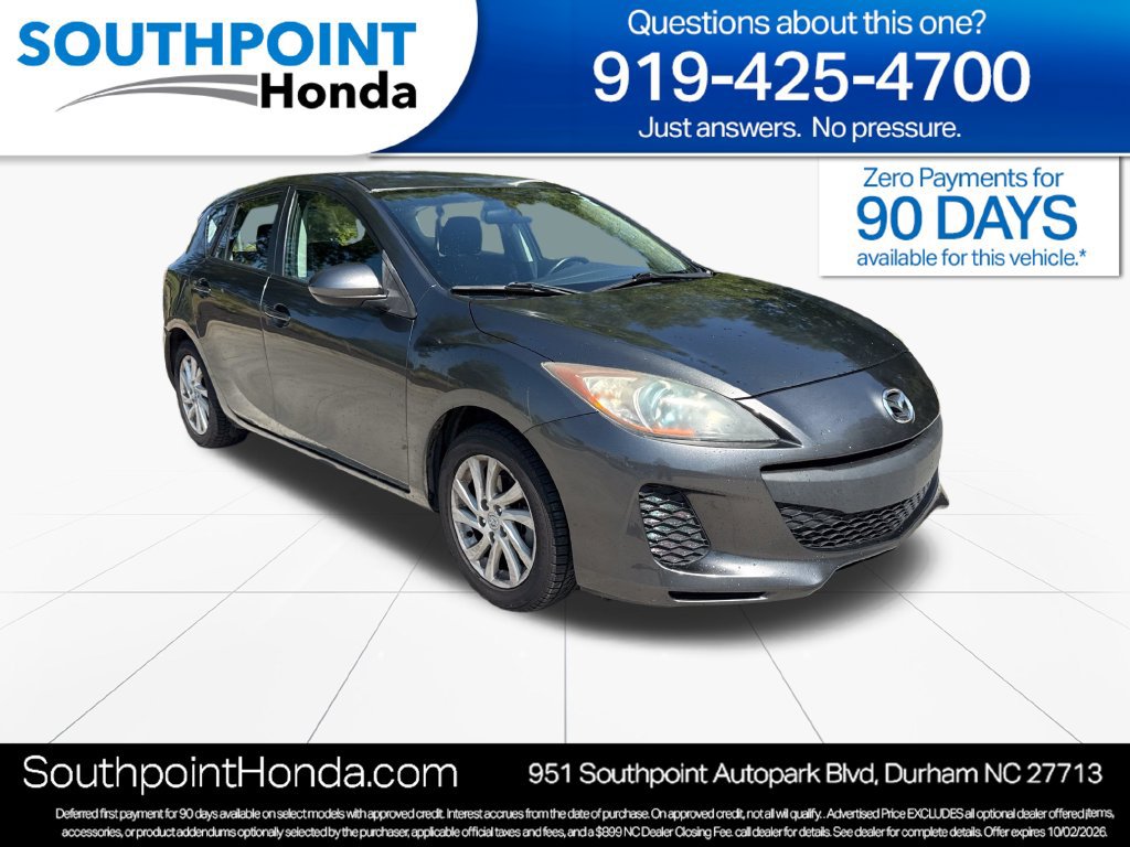 Used 2012 MAZDA MAZDA3 i Touring