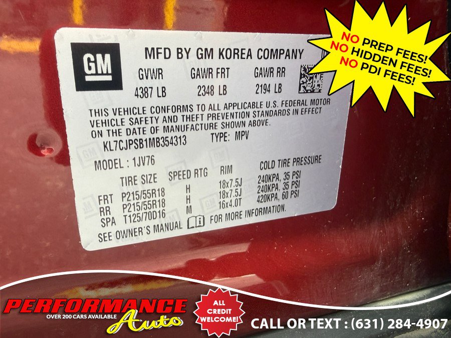Used 2021 Chevrolet Trax LT w/ Driver Confidence Package AWD/4WD image 28