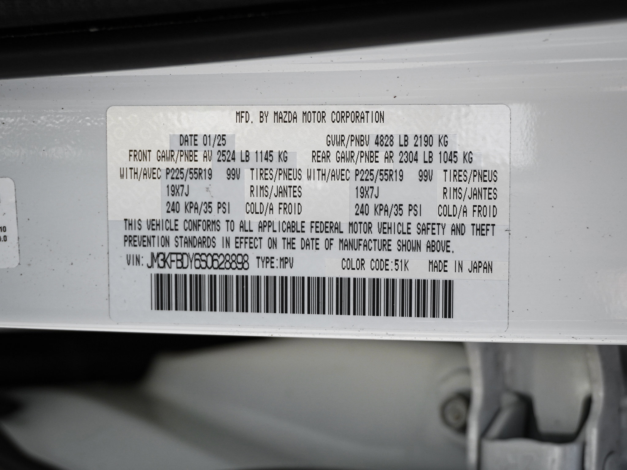 Certified 2025 MAZDA CX-5 2.5 Turbo w/ Premium Package image 37