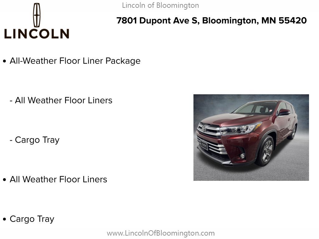 Used 2018 Toyota Highlander Limited Platinum AWD/4WD image 9