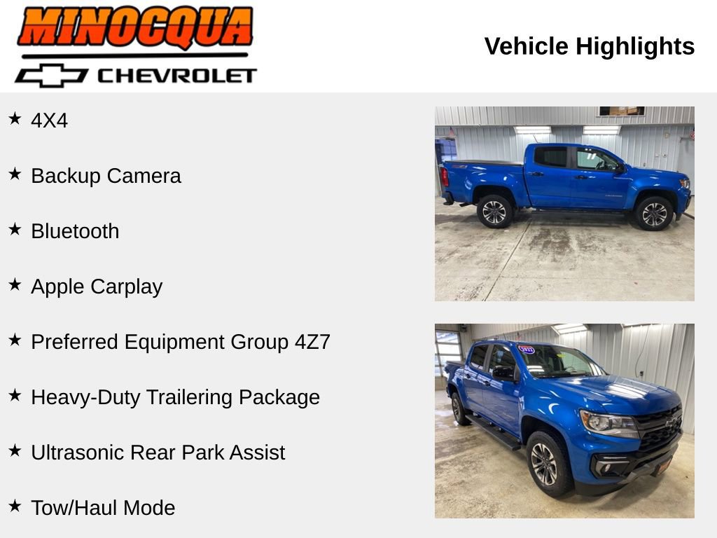 Used 2022 Chevrolet Colorado Z71 w/ Safety Package image 2