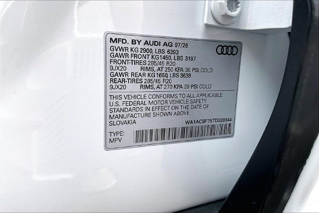 New 2026 Audi Q7 2.0T Premium AWD/4WD image 13