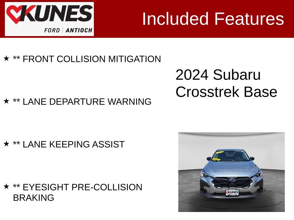 Used 2024 Subaru Crosstrek 2.0i AWD/4WD image 4
