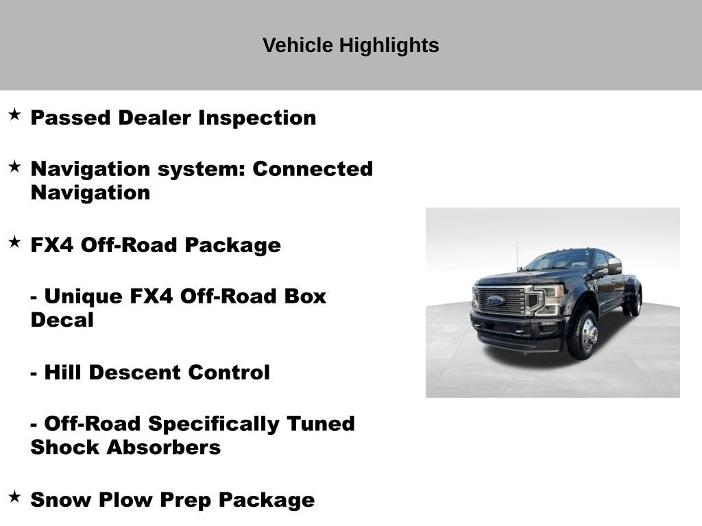 Used 2022 Ford F450 Platinum w/ FX4 Off-Road Package image 18