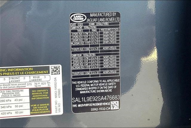 New 2025 Land Rover Range Rover Sport Dynamic SE image 8