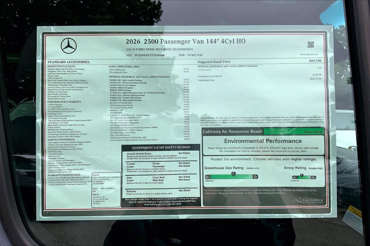 New 2026 Mercedes-Benz Sprinter 2500 image 27