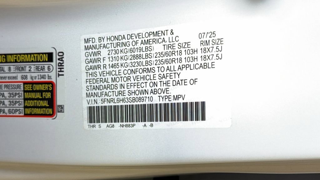 Used 2025 Honda Odyssey EX-L image 35