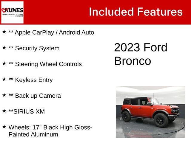 Used 2023 Ford Bronco Wildtrak AWD/4WD image 4