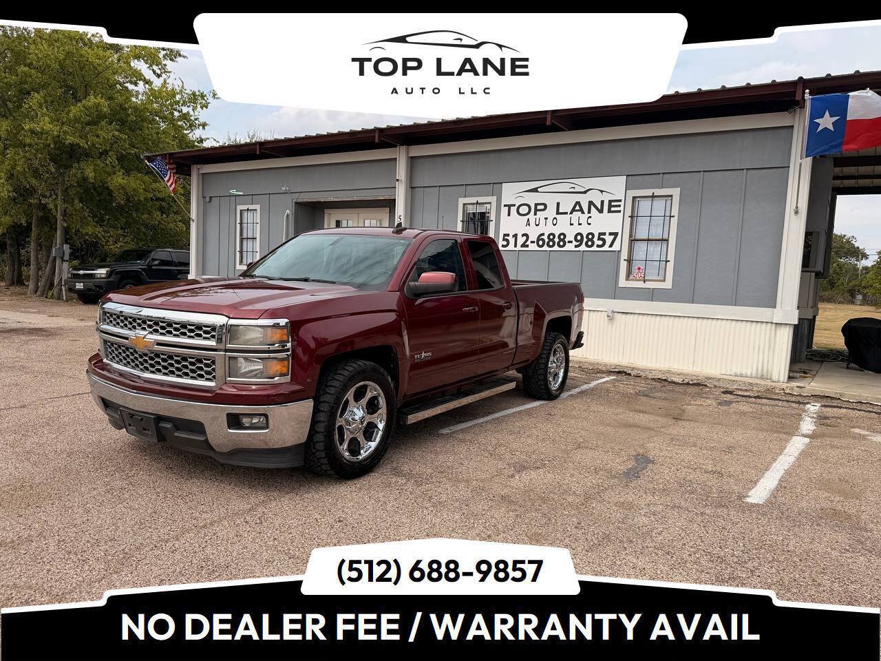Used 2015 Chevrolet Silverado 1500 LT w/ Texas Edition, 1LT Trim RWD image 1