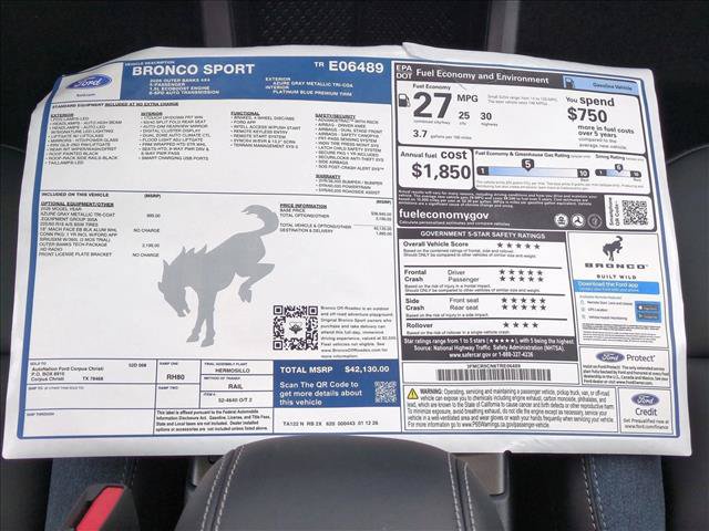 New 2026 Ford Bronco Sport Outer Banks w/ Outer Banks Tech Package+ AWD/4WD image 18