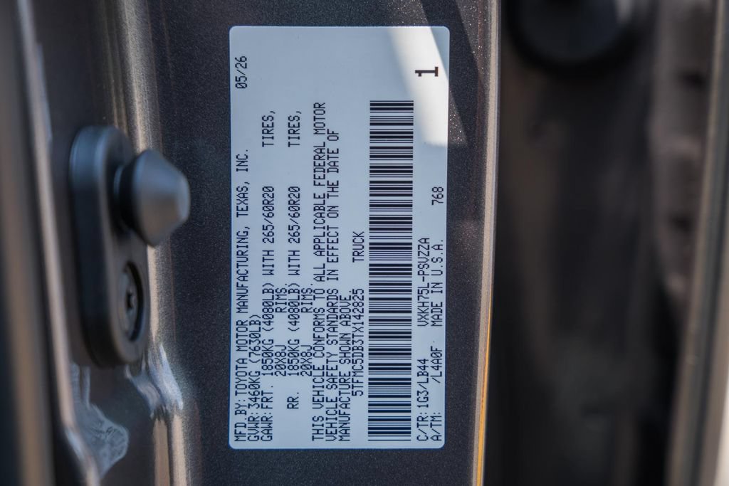 New 2026 Toyota Tundra 1794 Edition AWD/4WD image 45