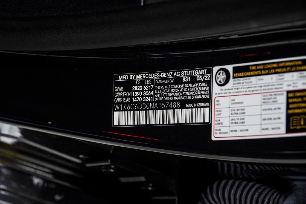 Used 2022 Mercedes-Benz S 500 4MATIC w/ AMG Line Package image 49