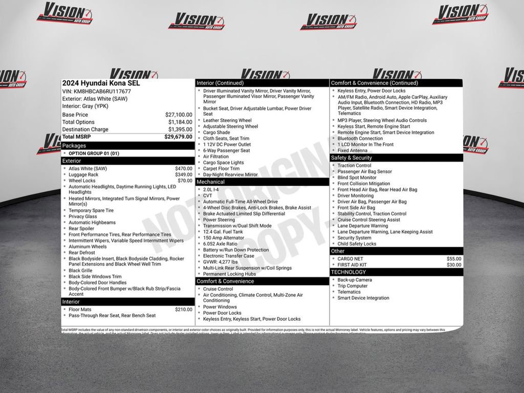 Certified 2024 Hyundai Kona SEL image 34