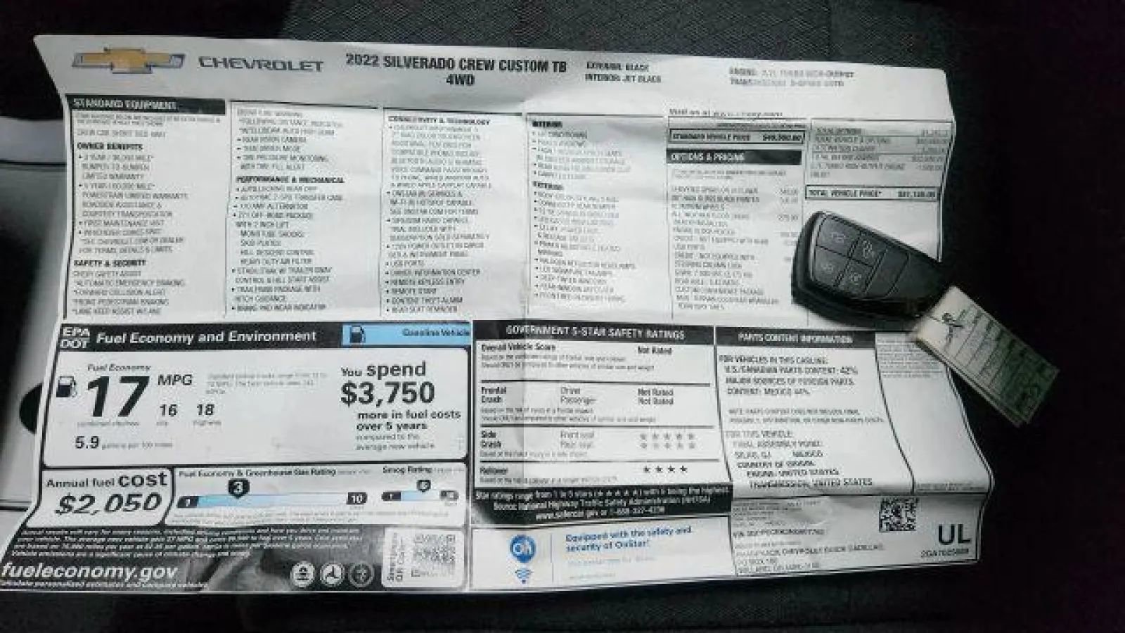 Used 2022 Chevrolet Silverado 1500 Custom Trail Boss image 45