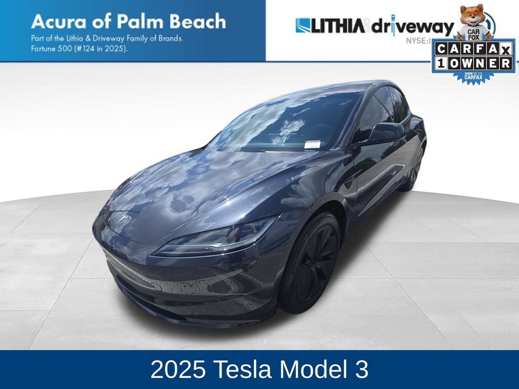 Used 2025 Tesla Model 3 Long Range AWD/4WD image 1