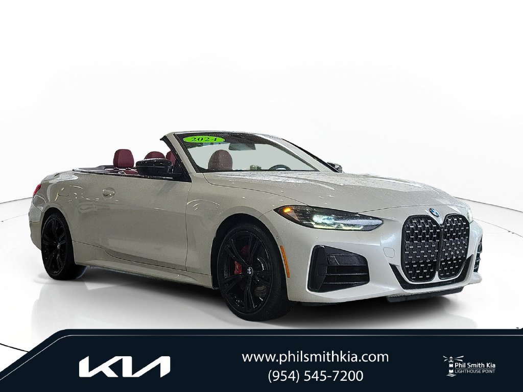 Used 2024 BMW 440i xDrive Convertible w/ Premium Package