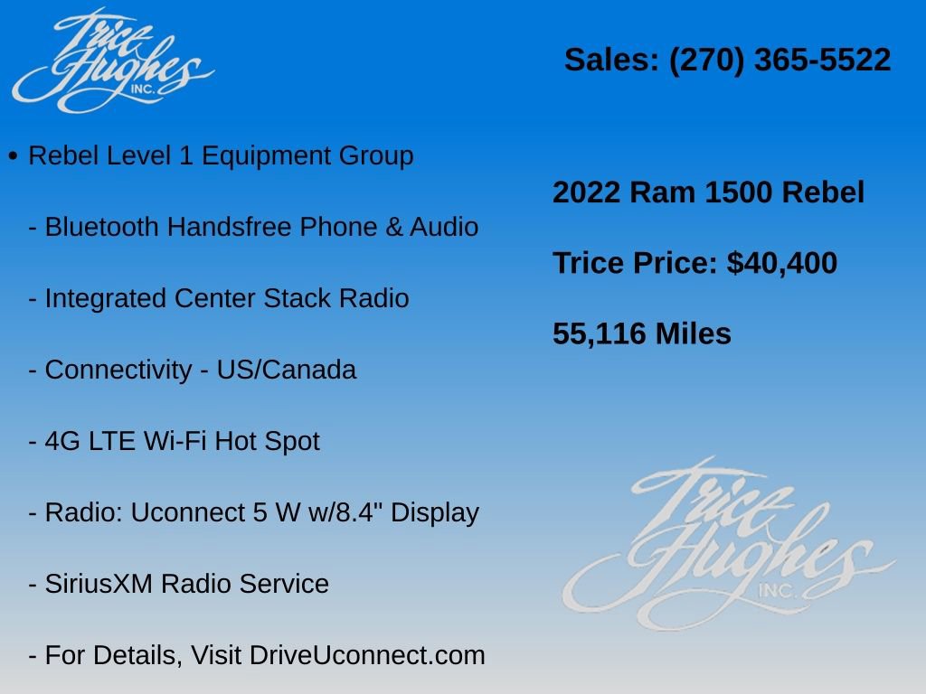 Used 2022 RAM 1500 Rebel w/ Rebel Level 1 Equipment Group AWD/4WD image 26
