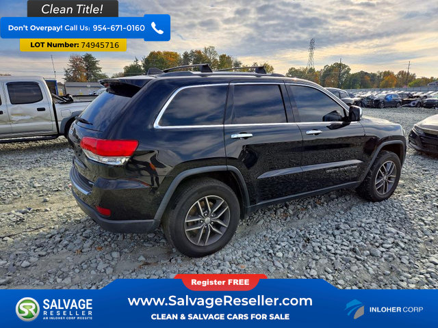 Used 2017 Jeep Grand Cherokee Limited AWD/4WD image 4