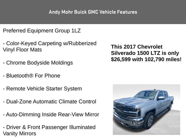 Used 2017 Chevrolet Silverado 1500 LTZ w/ Sport Package AWD/4WD image 8