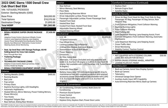 Used 2023 GMC Sierra 1500 Denali AWD/4WD image 19