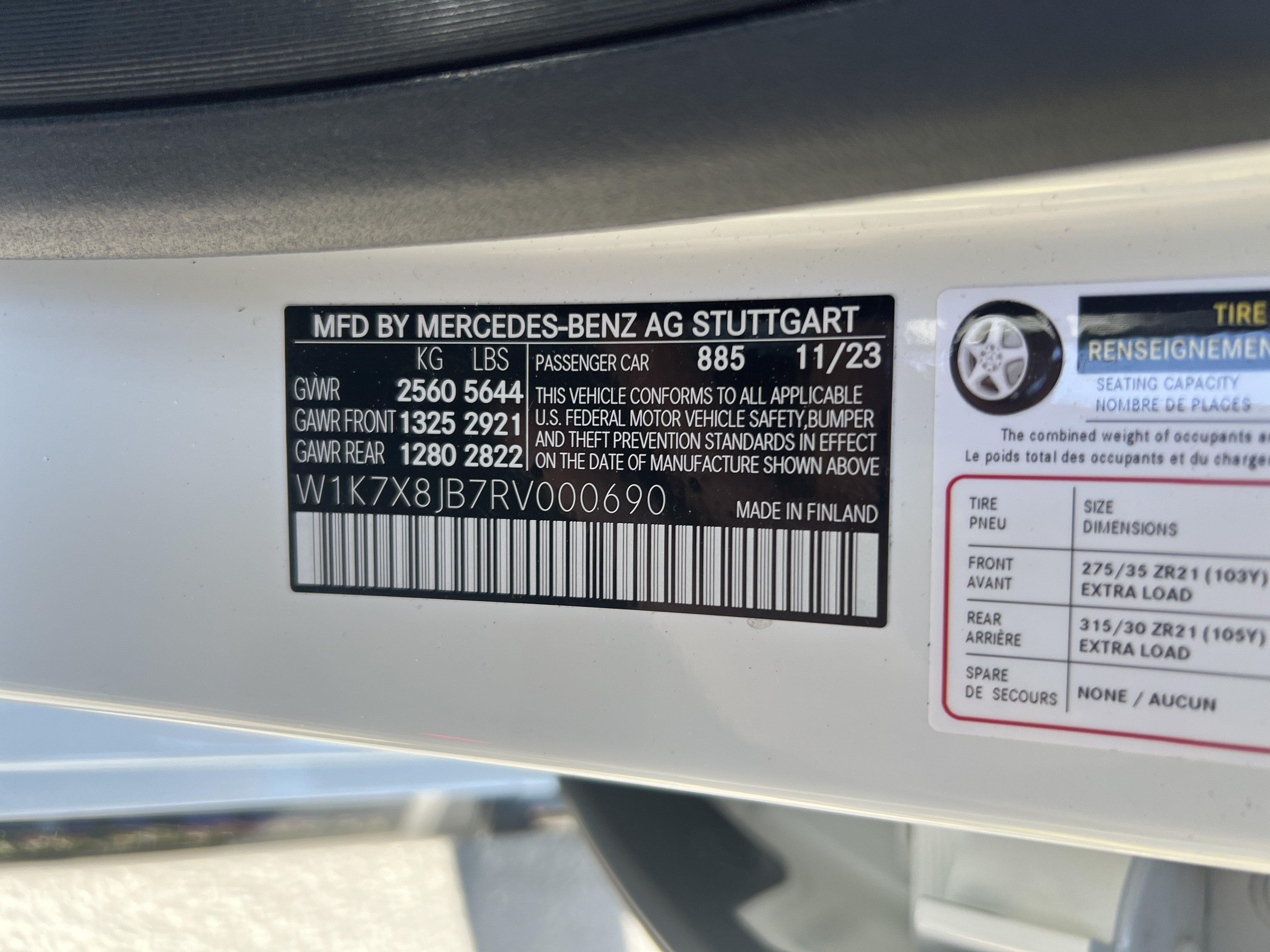 Certified 2024 Mercedes-Benz AMG GT 63 image 37