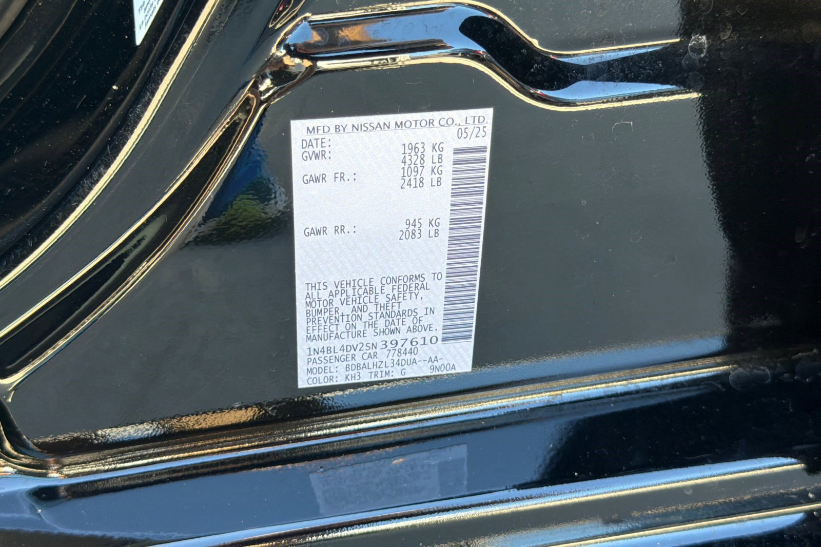 Used 2025 Nissan Altima 2.5 SV image 23