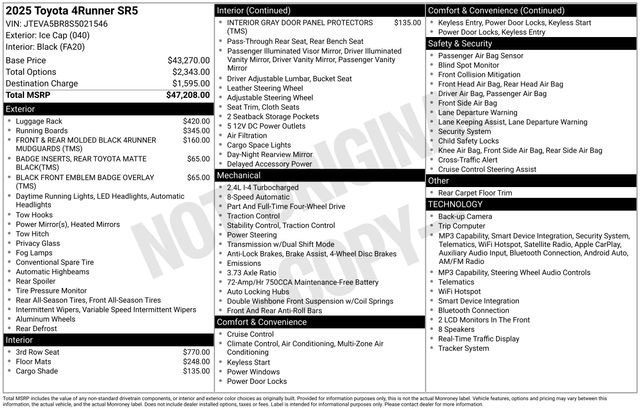 Certified 2025 Toyota 4Runner SR5 AWD/4WD image 38