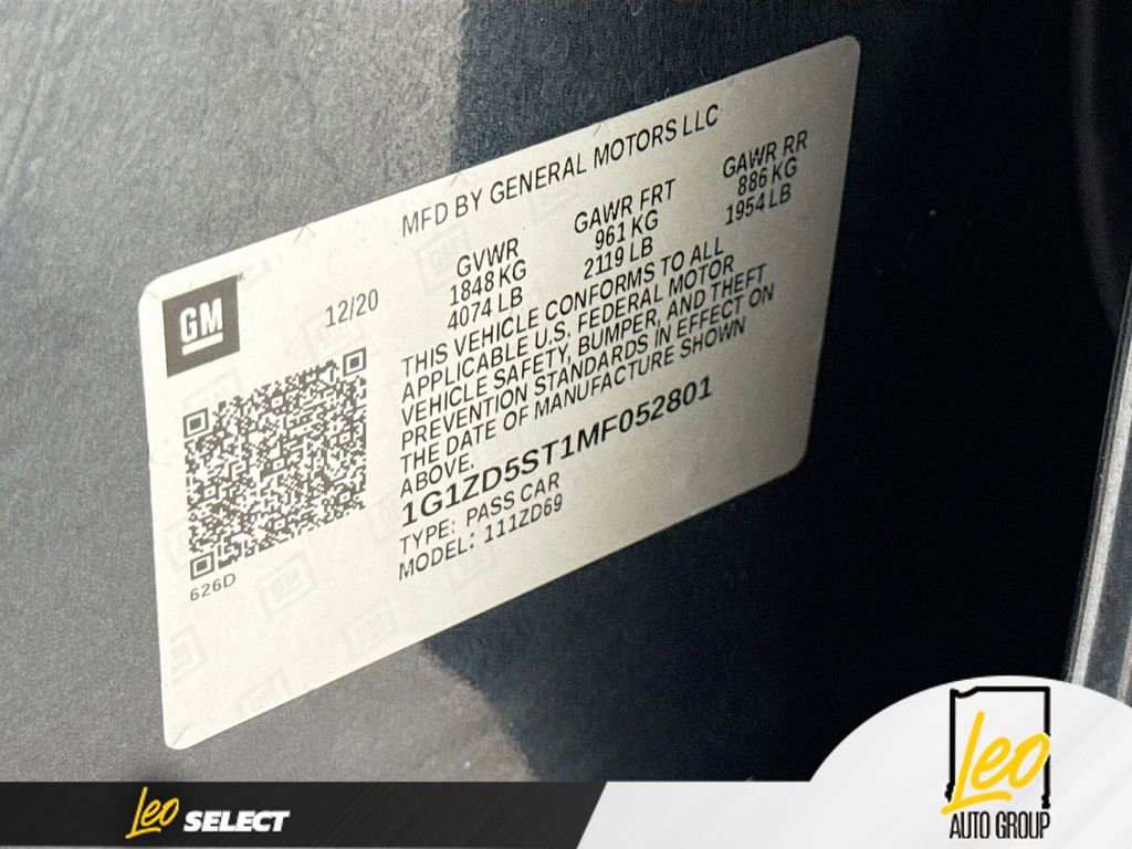 Used 2021 Chevrolet Malibu LT FWD image 31