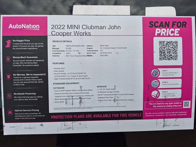 Used 2022 MINI Cooper Clubman John Cooper Works AWD/4WD image 26