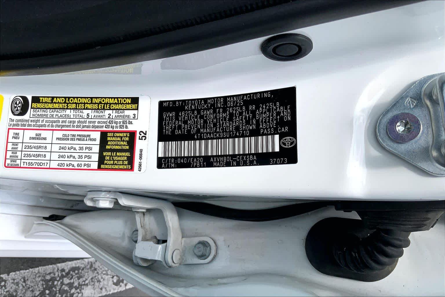 Certified 2025 Toyota Camry SE w/ Convenience Package FWD image 34