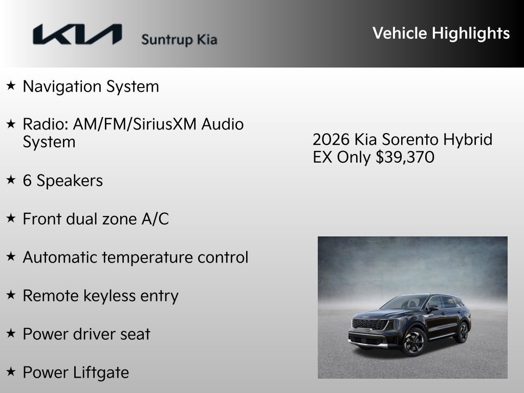 New 2026 Kia Sorento EX image 7