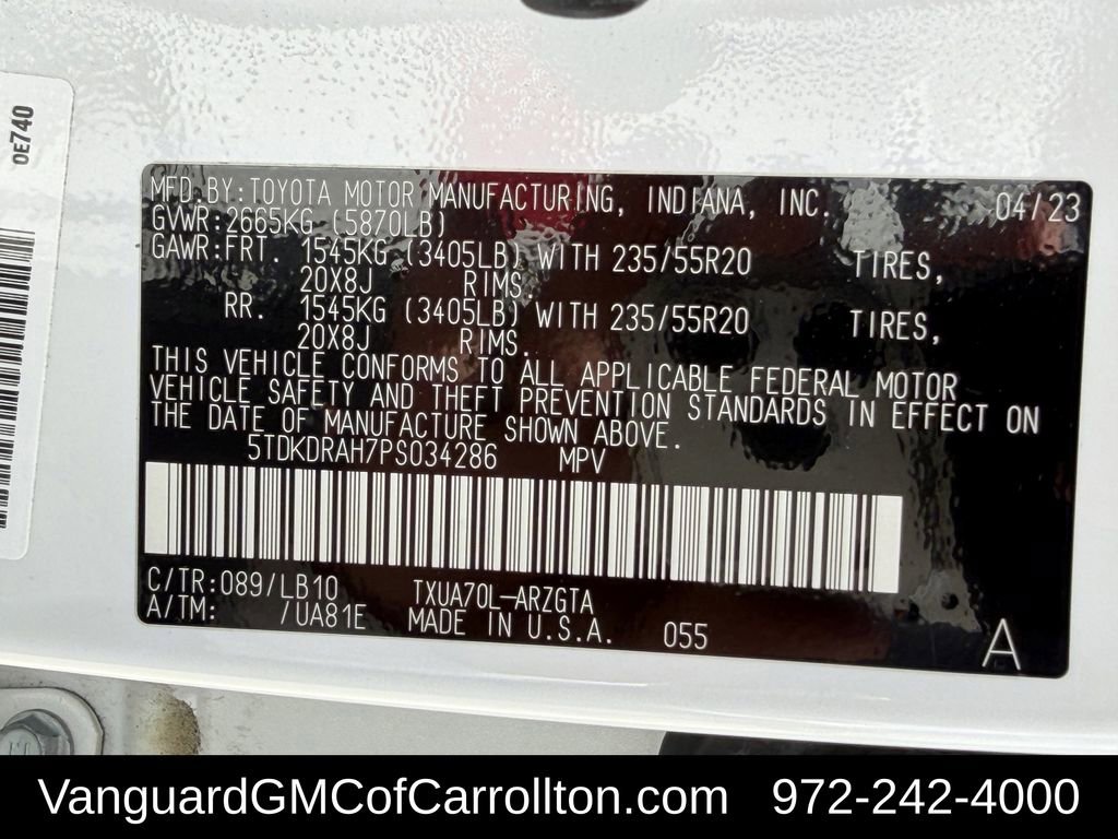 Used 2023 Toyota Highlander Limited image 34