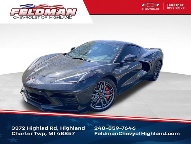 Used 2024 Chevrolet Corvette Stingray Premium Cpe w/ Z51 Performance Package RWD image 1