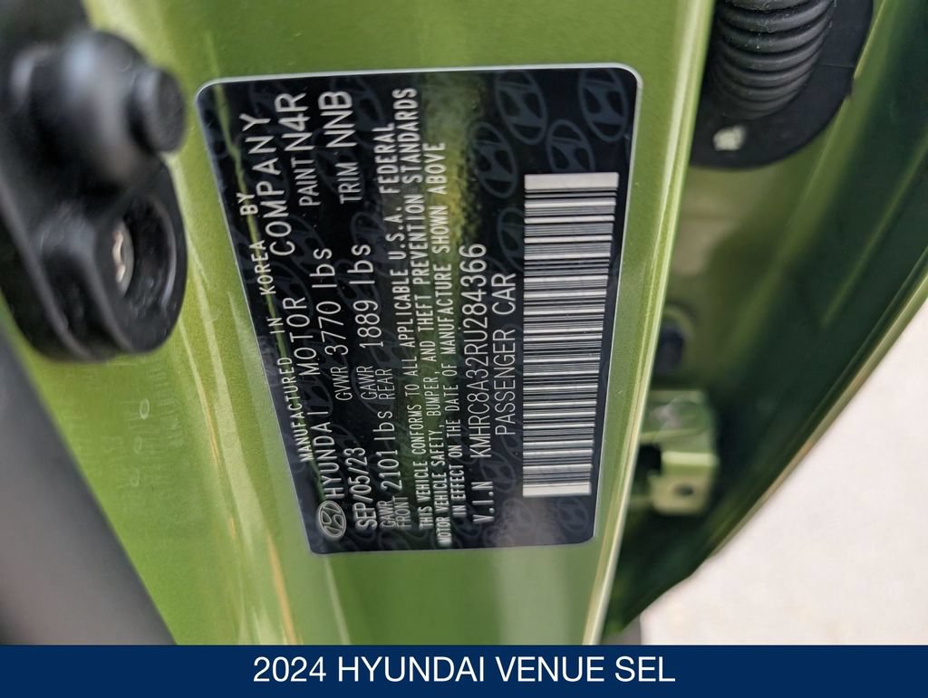 Certified 2024 Hyundai Venue SEL FWD image 35