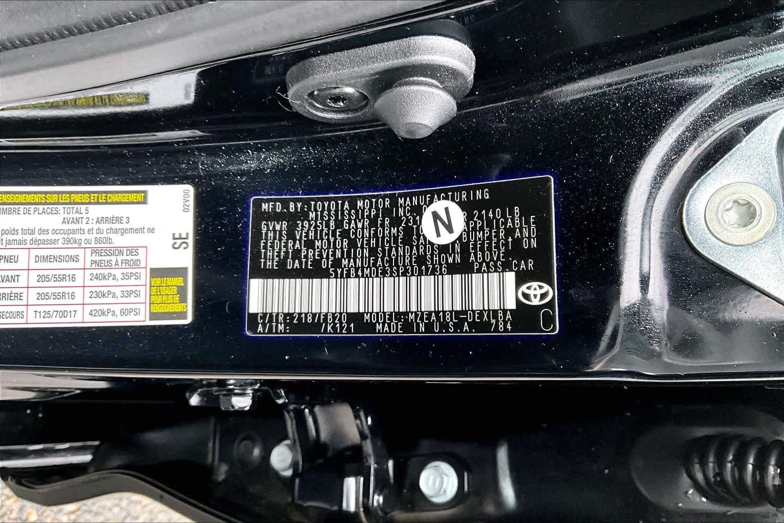 Certified 2025 Toyota Corolla LE FWD image 36