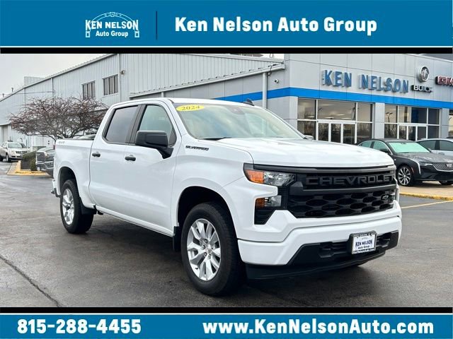 Certified 2024 Chevrolet Silverado 1500 Custom w/ LPO, Dark Essentials Package image 1
