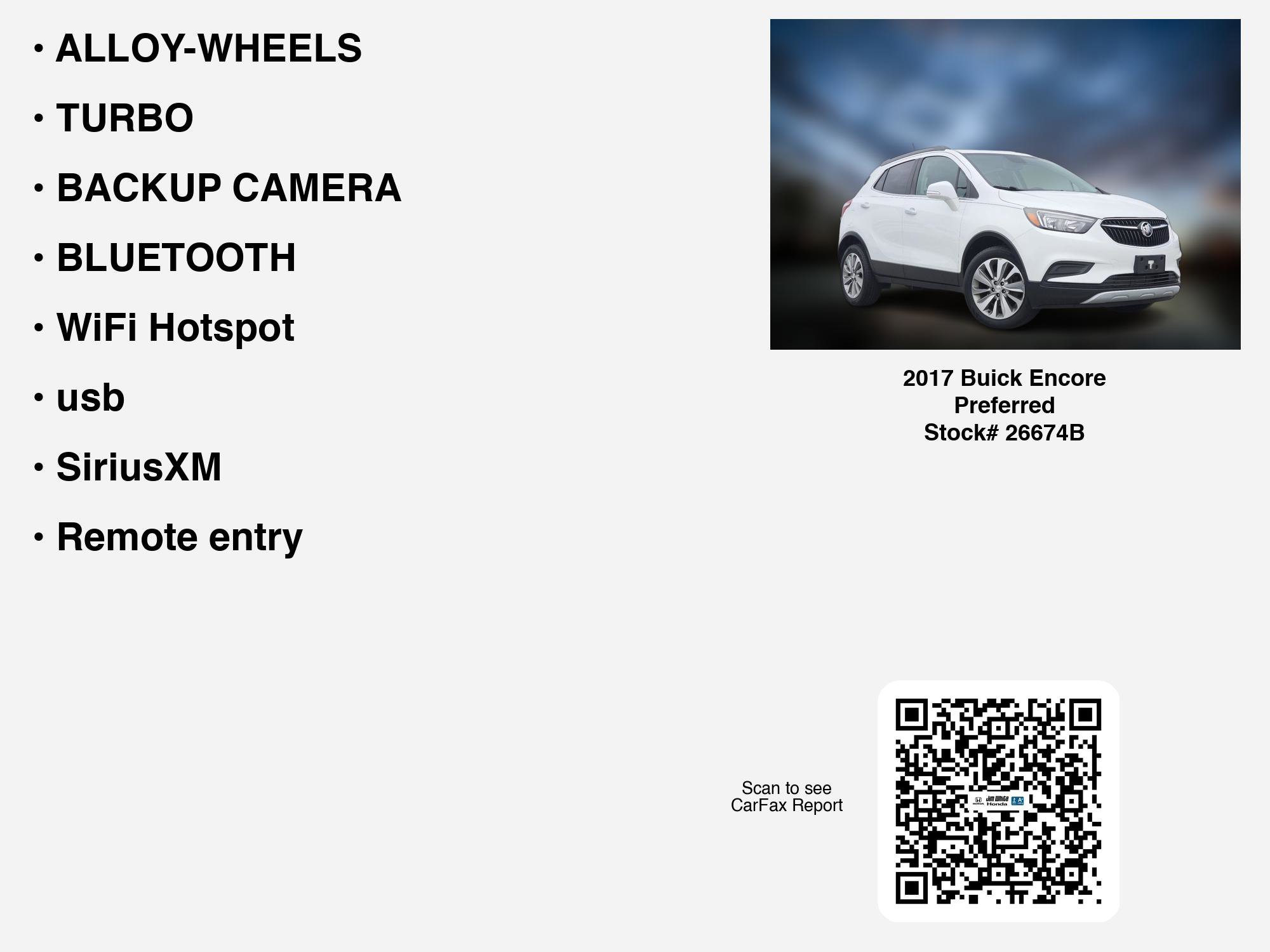 Used 2017 Buick Encore Preferred FWD image 7