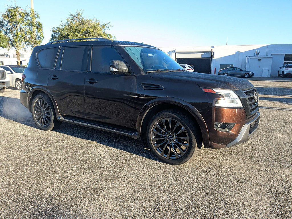Used 2021 Nissan Armada Platinum w/ Captain's Chairs Package RWD image 3