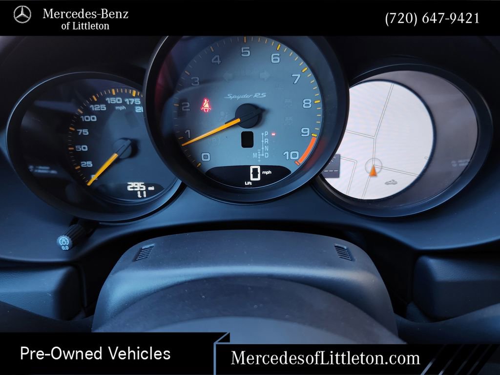 Used 2025 Porsche 718 Boxster Spyder RS w/ Accent Package Logos RWD image 15