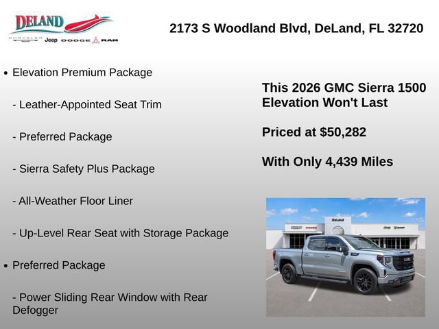 Used 2026 GMC Sierra 1500 Elevation w/ Elevation Premium Package AWD/4WD image 37