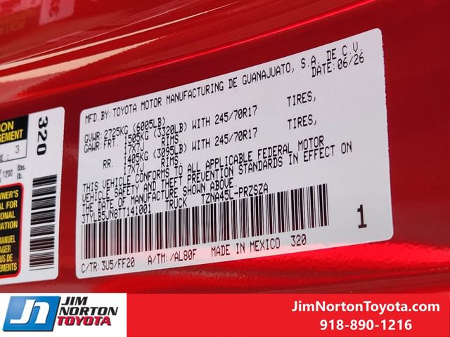 New 2026 Toyota Tacoma SR5 AWD/4WD image 24
