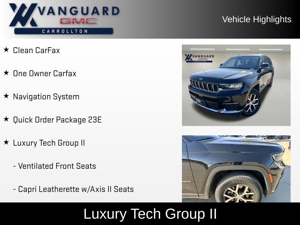 Used 2024 Jeep Grand Cherokee L Limited w/ Luxury Tech Group II image 5