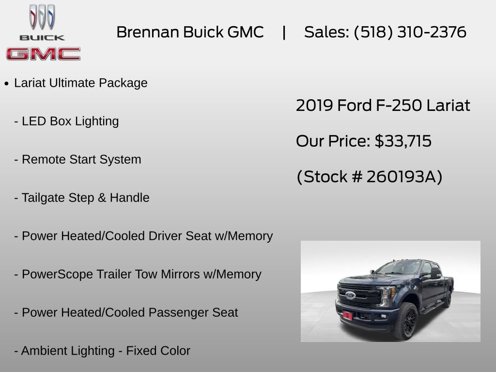 Used 2019 Ford F250 Lariat w/ Lariat Ultimate Package AWD/4WD image 18