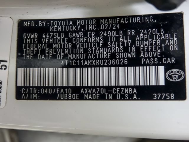 Used 2024 Toyota Camry LE FWD image 26