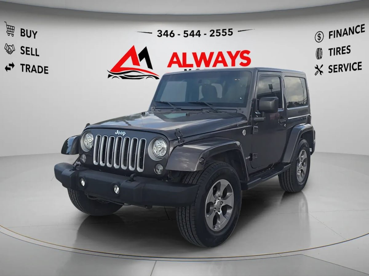 Used 2017 Jeep Wrangler Sahara w/ Connectivity Group AWD/4WD image 1